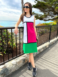 Frontal view of the dress