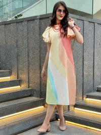 Frontal view of the dress