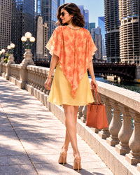 ELIANNA COLORS OF CELEBRATION PURE CHINON DRESS