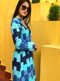 JANICE ROMANTIC RHAPSODY COTTON PATCHWORK  QUILTED REVERSIBLE JACKET