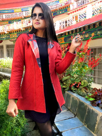 JESSICA ROMANTIC RHAPSODY COTTON PATCHWORK  QUILTED REVERSIBLE JACKET