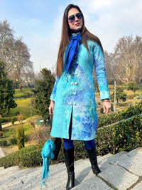 REESE ROMANTIC RHAPSODY PURE SILK QUILTED REVERSIBLE JACKET