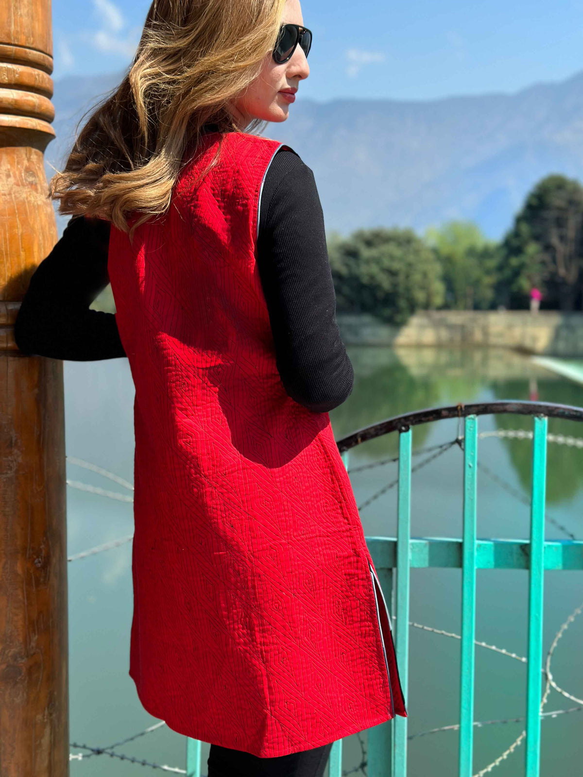 ELEANOR ENCHANTING KASHMIR HANDWOVEN COTTON JACKET
