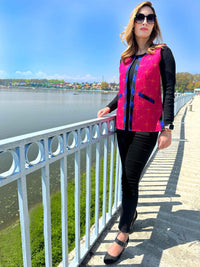 EVA ENCHANTING KASHMIR HANDWOVEN COTTON JACKET