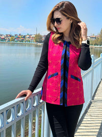 EVA ENCHANTING KASHMIR HANDWOVEN COTTON JACKET