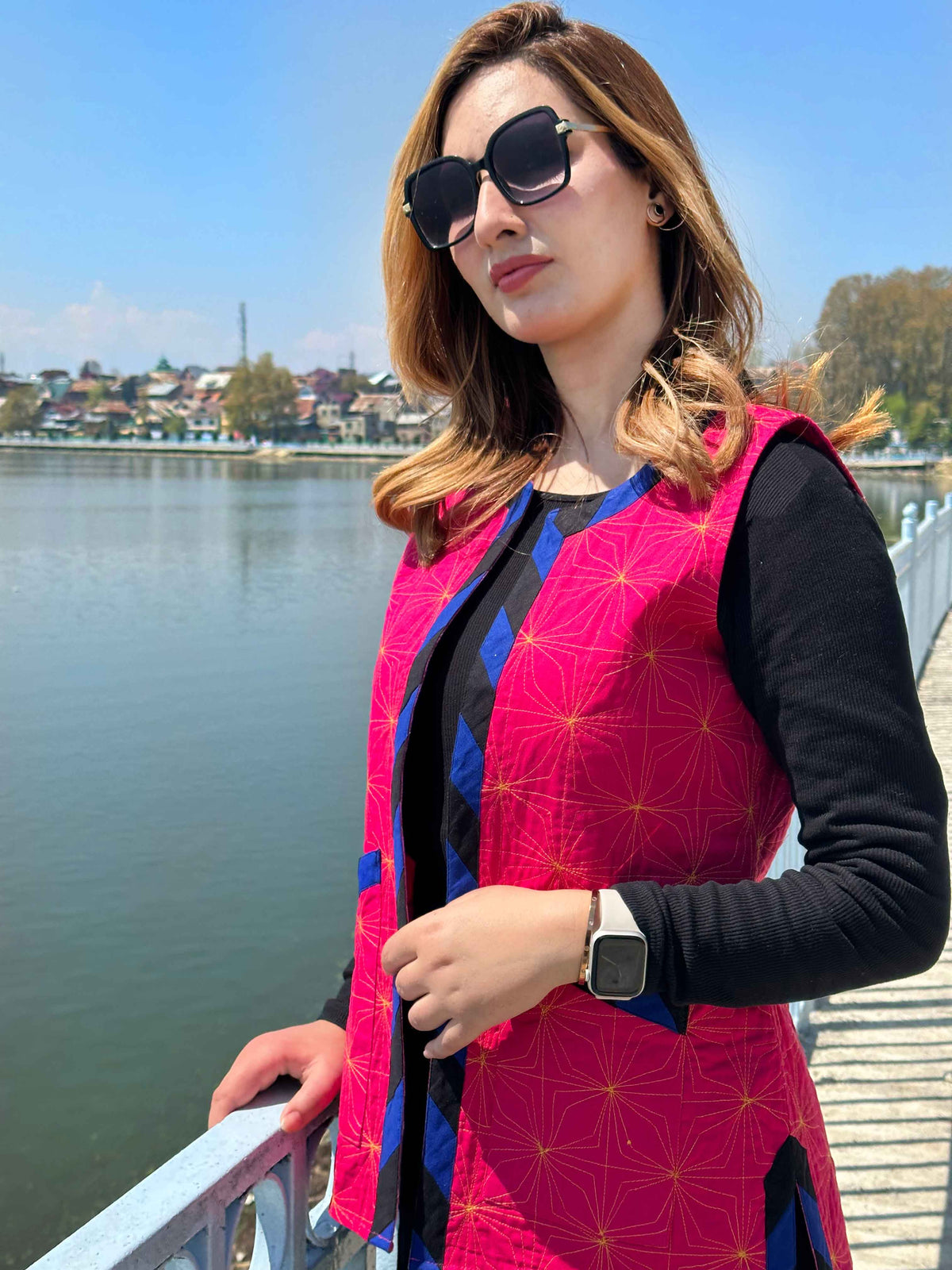 EVA ENCHANTING KASHMIR HANDWOVEN COTTON JACKET