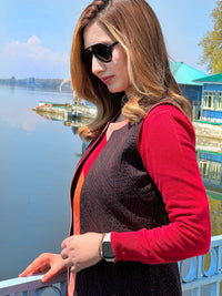 EVELYN ENCHANTING KASHMIR HANDWOVEN COTTON JACKET