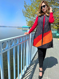 ELISE ENCHANTING KASHMIR HANDWOVEN COTTON JACKET