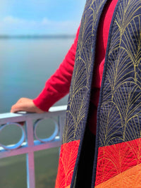 ELISE ENCHANTING KASHMIR HANDWOVEN COTTON JACKET