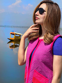ELLA ENCHANTING KASHMIR HANDWOVEN COTTON JACKET