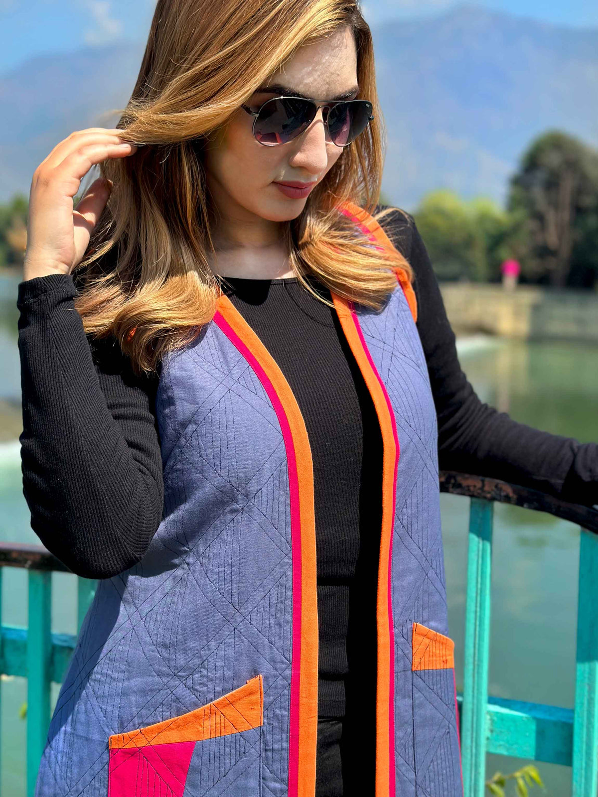 EMILY ENCHANTING KASHMIR HANDWOVEN COTTON JACKET