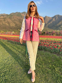 EDEN ENCHANTING KASHMIR HANDWOVEN COTTON JACKET