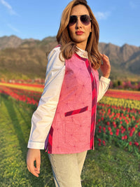 EDEN ENCHANTING KASHMIR HANDWOVEN COTTON JACKET