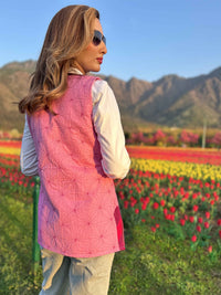 EDEN ENCHANTING KASHMIR HANDWOVEN COTTON JACKET