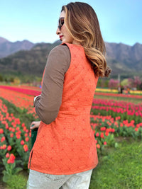 ELENA ENCHANTING KASHMIR HANDWOVEN COTTON JACKET