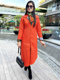 LUCILLE ROMANTIC RHAPSODY PATOLA SILK PATCHWORK QUILTED REVERSIBLE JACKET