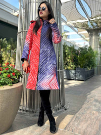 LINDA ROMANTIC RHAPSODY SHIBORI QUILTED REVERSIBLE JACKET