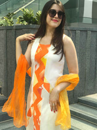 RACHEL MANHATTAN WALK HANDWOVEN COTTON PATCHWORK KURTI