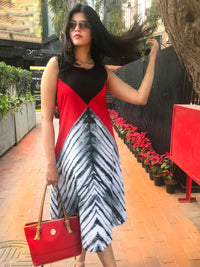 NORI LOVE ALWAYS HAND WOVEN COTTON DERBY DRESS