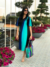 NEISHA LOVE ALWAYS HAND WOVEN COTTON DERBY DRESS