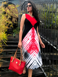 NINA LOVE ALWAYS HAND WOVEN COTTON DERBY DRESS