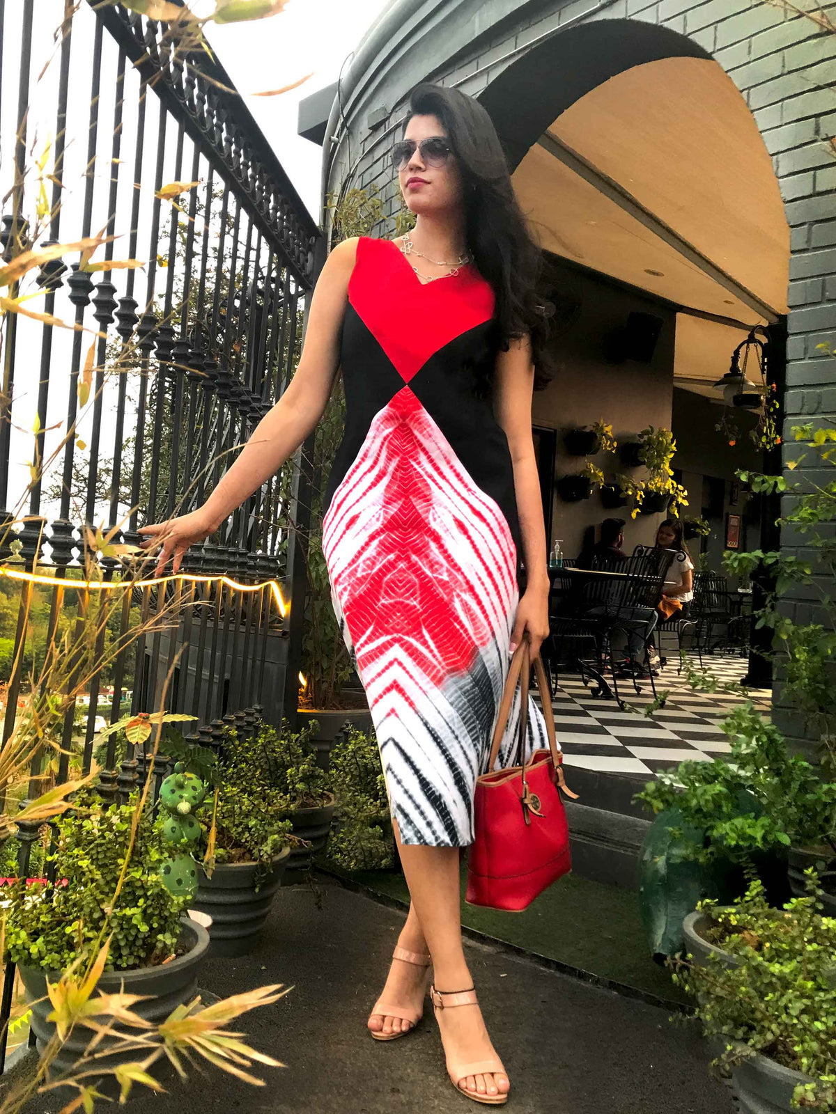 NINA LOVE ALWAYS HAND WOVEN COTTON DERBY DRESS
