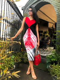 NINA LOVE ALWAYS HAND WOVEN COTTON DERBY DRESS