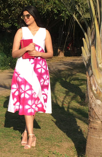 NICOLE LOVE ALWAYS HAND WOVEN COTTON DERBY DRESS