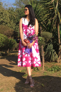 NICOLE LOVE ALWAYS HAND WOVEN COTTON DERBY DRESS