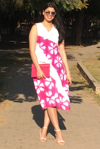 NICOLE LOVE ALWAYS HAND WOVEN COTTON DERBY DRESS