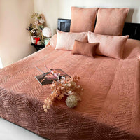 STEVEN NORTHERN LIGHTS OMBRE QUILTED BEDCOVER SET