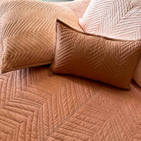 STEVEN NORTHERN LIGHTS OMBRE QUILTED BEDCOVER SET