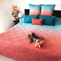 SPENCER NORTHERN LIGHTS OMBRE QUILTED BEDCOVER SET
