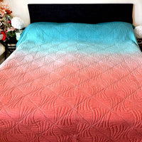 SPENCER NORTHERN LIGHTS OMBRE QUILTED BEDCOVER SET