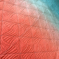SPENCER NORTHERN LIGHTS OMBRE QUILTED BEDCOVER SET