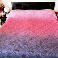 SCOTT NORTHERN LIGHTS OMBRE QUILTED BEDCOVER SET