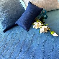SHAYNE NORTHERN LIGHTS OMBRE QUILTED BEDCOVER SET