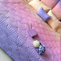 SIMONE NORTHERN LIGHTS OMBRE QUILTED BEDCOVER SET