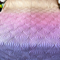 SIMONE NORTHERN LIGHTS OMBRE QUILTED BEDCOVER SET