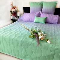 SERGIO NORTHERN LIGHTS OMBRE QUILTED BEDCOVER SET