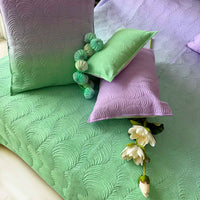 SERGIO NORTHERN LIGHTS OMBRE QUILTED BEDCOVER SET