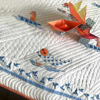 NILES NAUTICAL PANORAMA 6 PIECE QUILTED BEDCOVER SET