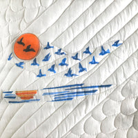 NILES NAUTICAL PANORAMA 6 PIECE QUILTED BEDCOVER SET