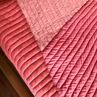 KATIE COPENHAGEN MELANGE PATCHWORK QUILTED BEDCOVER SET