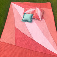 KATIE COPENHAGEN MELANGE PATCHWORK QUILTED BEDCOVER SET