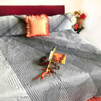 KIMBERLEY COPENHAGEN MELANGE PATCHWORK QUILTED BEDCOVER SET