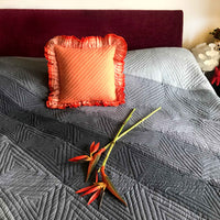 KIMBERLEY COPENHAGEN MELANGE PATCHWORK QUILTED BEDCOVER SET