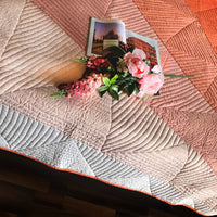 KEIRA COPENHAGEN MELANGE PATCHWORK QUILTED BEDCOVER SET
