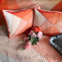KEIRA COPENHAGEN MELANGE PATCHWORK QUILTED BEDCOVER SET