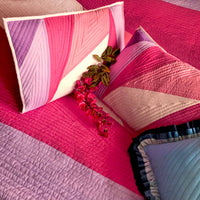 KENDRA COPENHAGEN MELANGE PATCHWORK QUILTED BEDCOVER SET